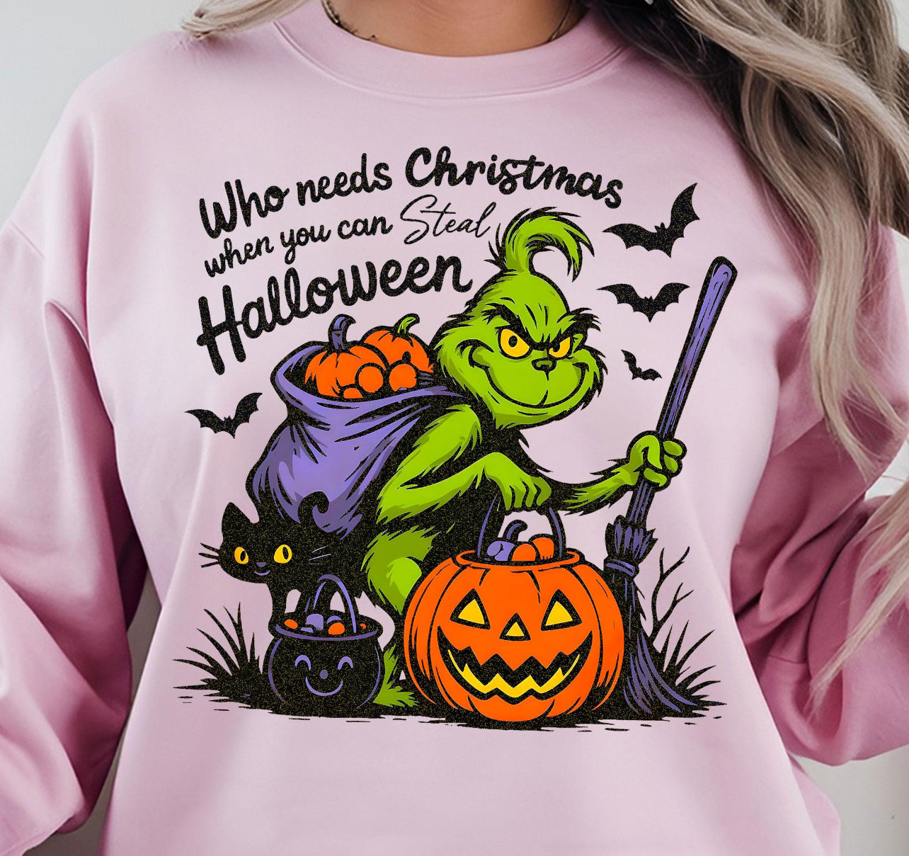 Who needs Christmas when you can steal Halloween? DTF Print