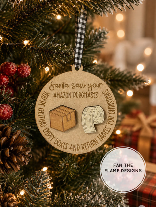 Santa saw your… ornament