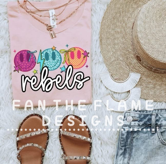 Bows and smileys mascot tee/sweatshirt