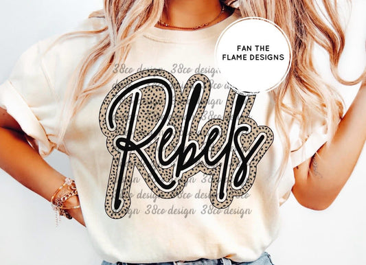 Rebels with Leopard Outline