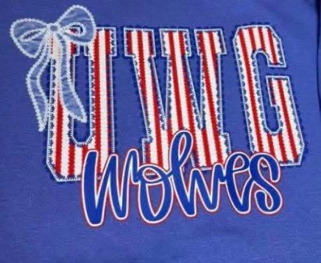 UWG Wolves with bow Short/Long/Sweatshirt