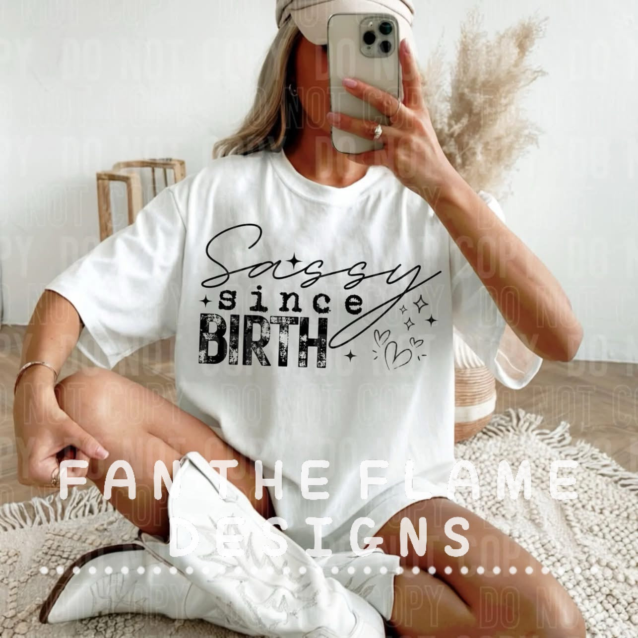 Sassy since birth tee/tank