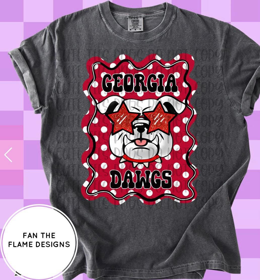 Bulldogs Starry Eye Mascot Short/Long/Sweatshirt