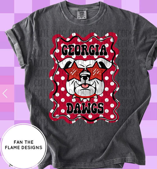 Bulldogs Starry Eye Mascot Short/Long/Sweatshirt