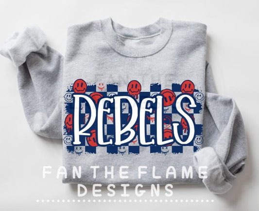 Full of Smiley Rebel Mascot Tee/Sweatshirt