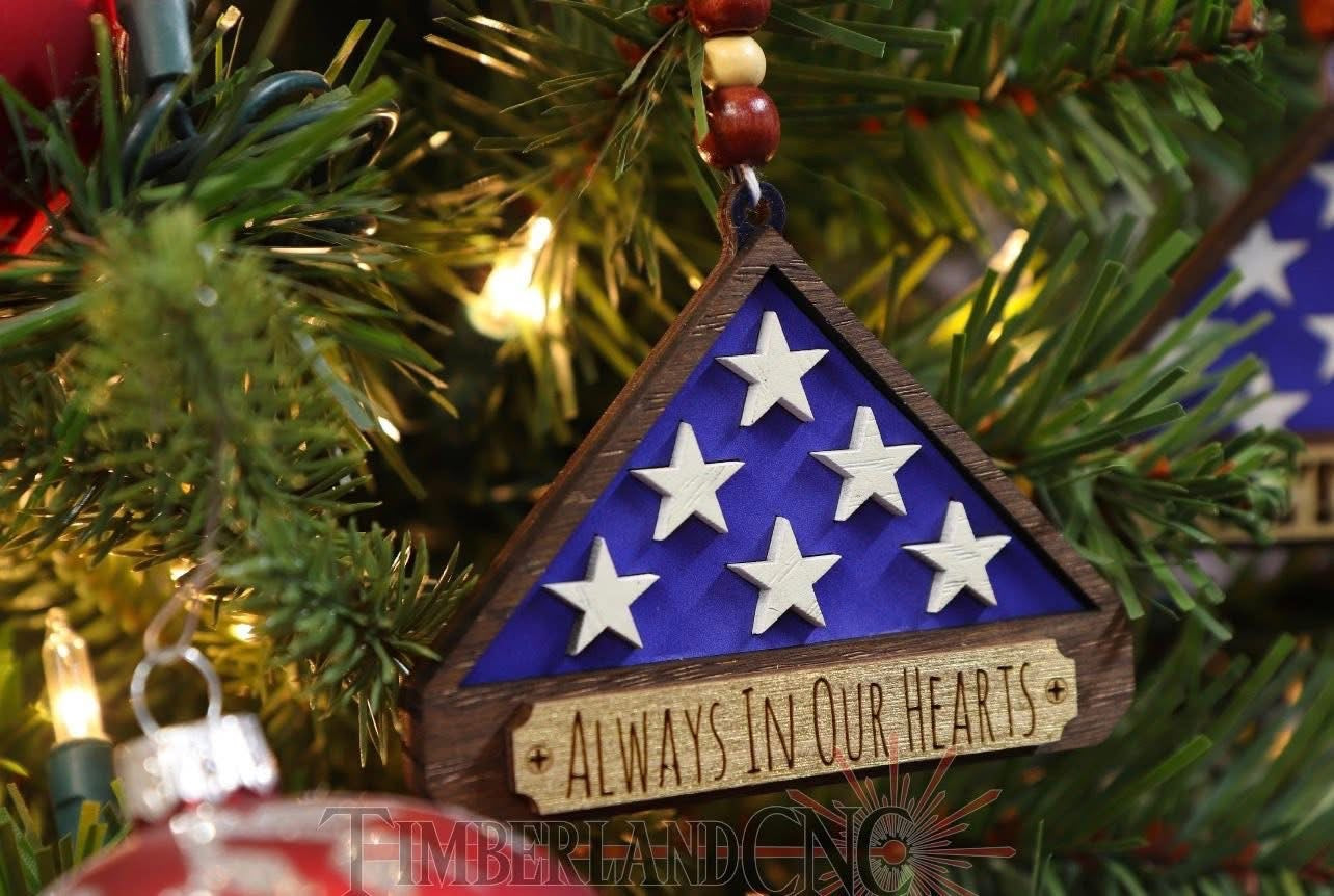 Always in our hearts Memorial Ornament