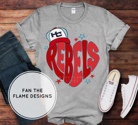 Exclusive HC Rebels Valentine Heart Short/Long/Sweatshirt