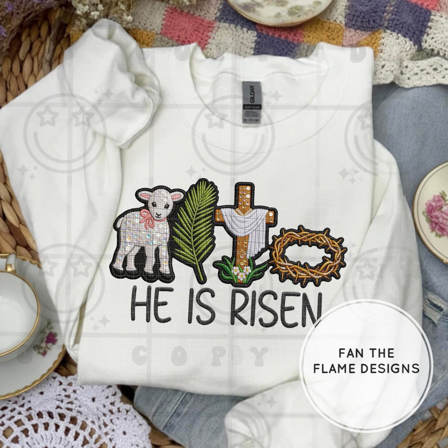 ✝️ He Is Risen Short/Long/Sweatshirt