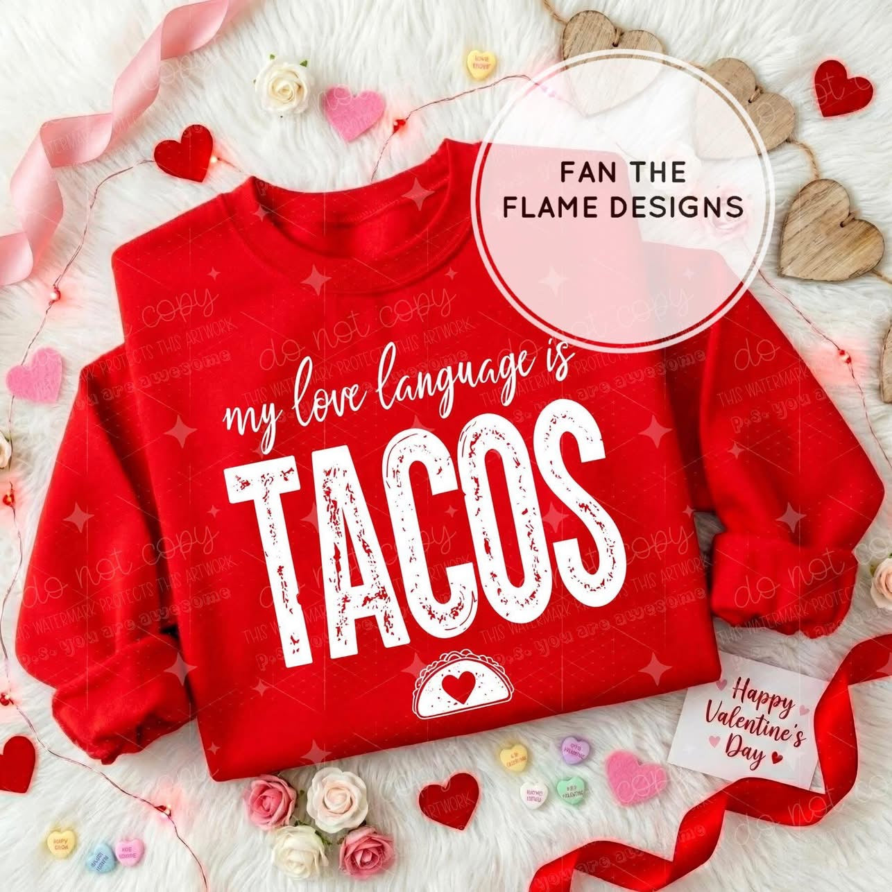 My love language is tacos Short/Long/Sweatshirt