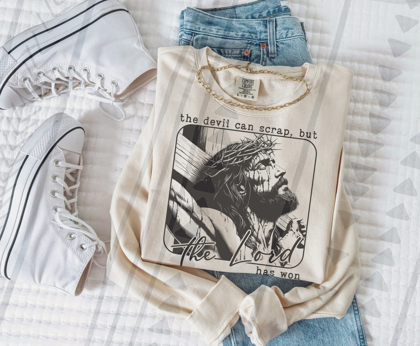 The Lord has won tee/sweatshirt