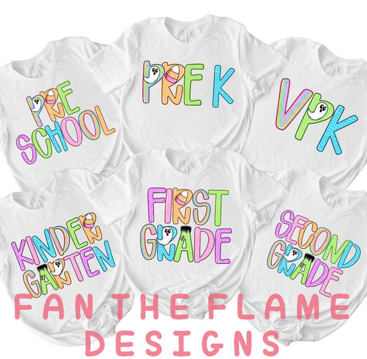 Spooky Grade Level Tee/Sweatshirt