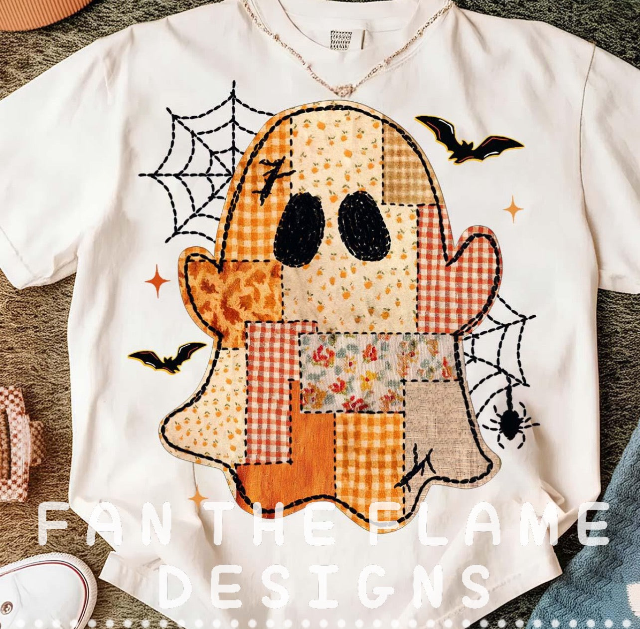 Patchwork Ghost Tee