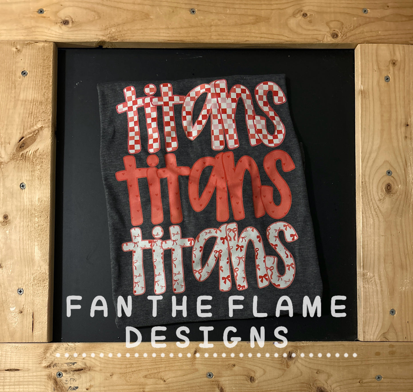 Valentine's Triple Stacked Teams tee/sweatshirt
