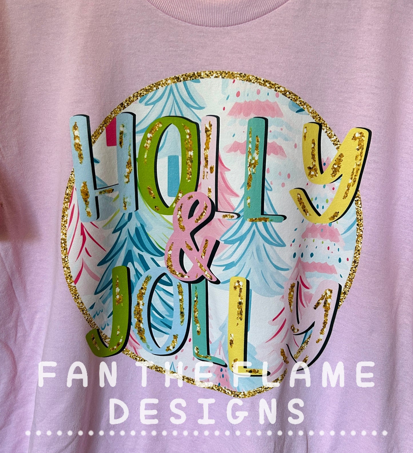 Holly Jolly Glitter Tee/Sweatshirt
