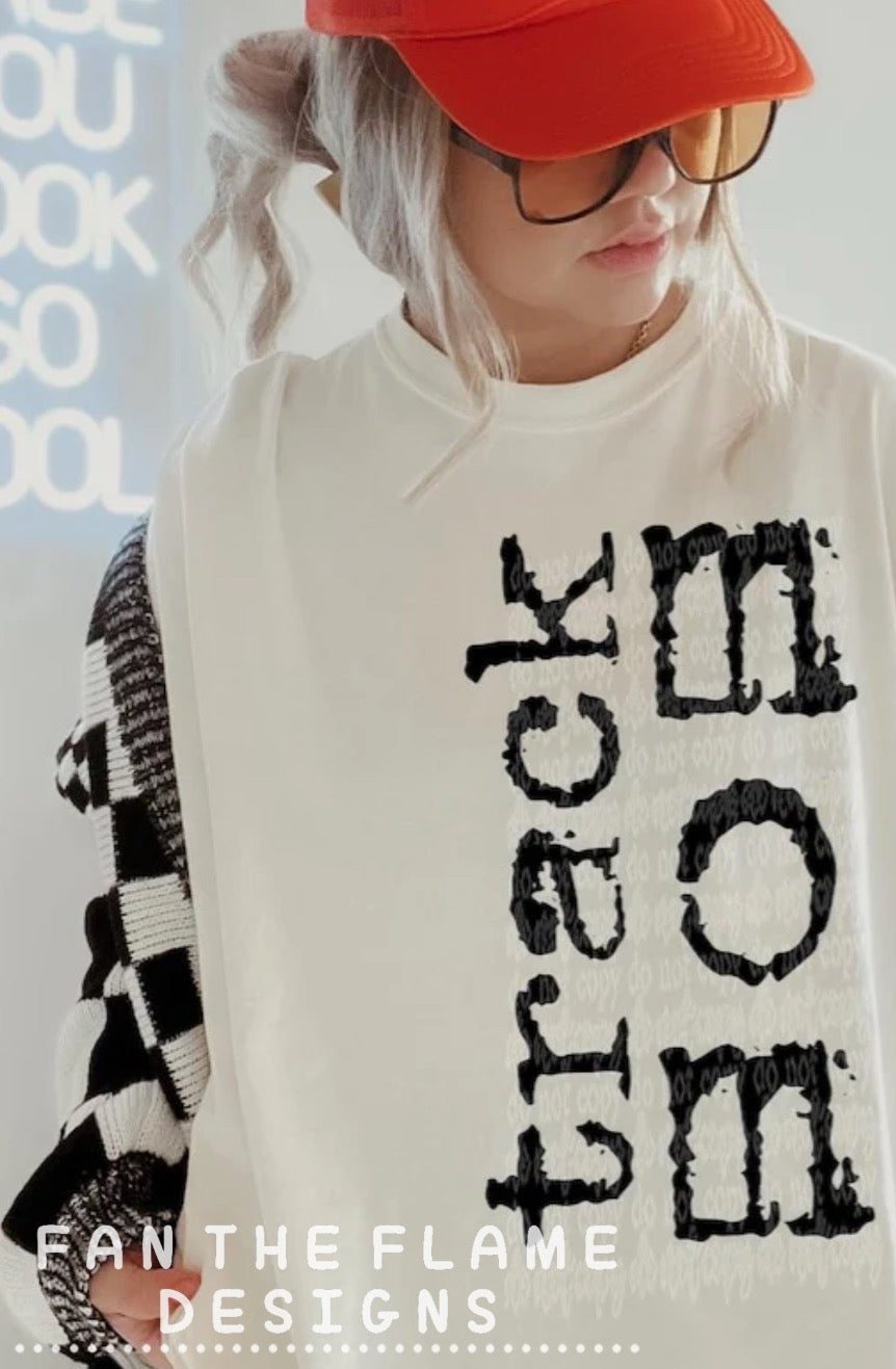 Track Mom tee/sweatshirt