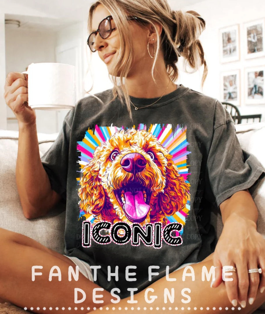 Iconic golden doodle tee/sweatshirt