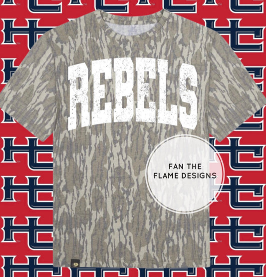 Camo Rebels Short Sleeve Tee