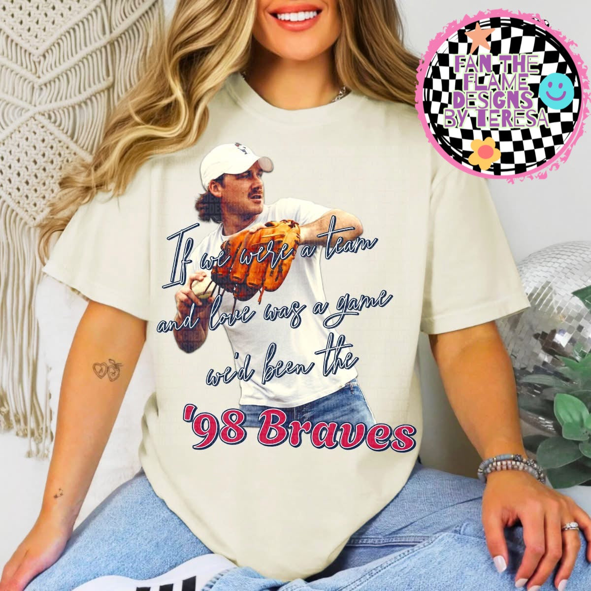 Wallen 98 Braves Love Was A Game tee/sweatshirt