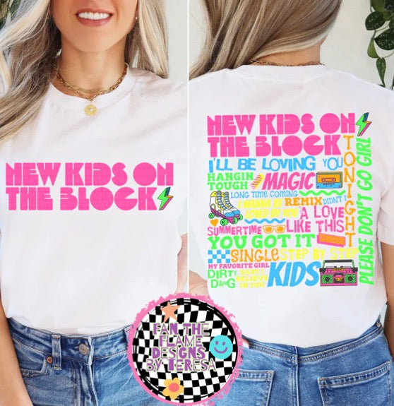 New Kids on the Block tee/tank