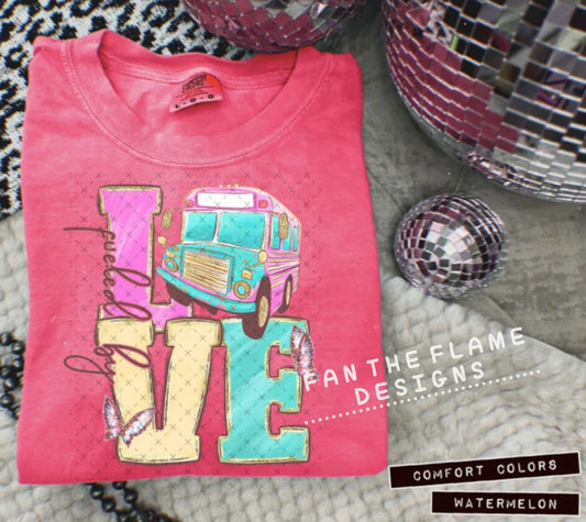 Fueled by love tee/tank