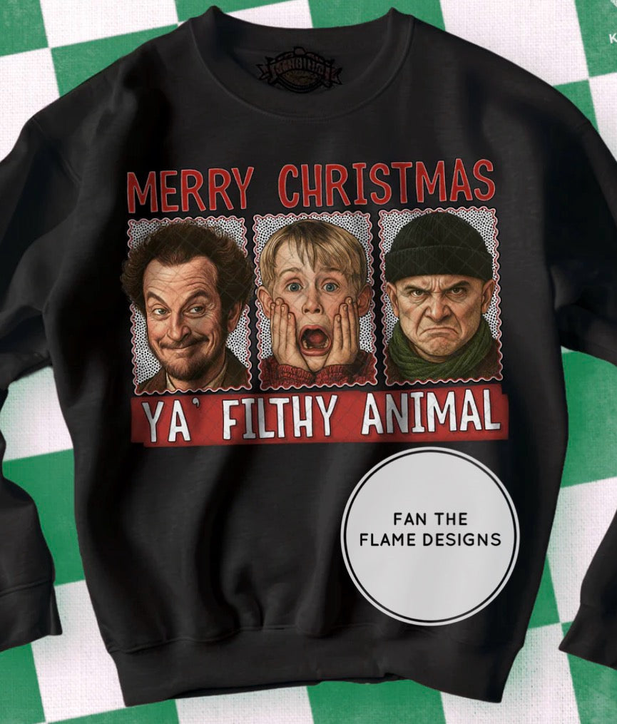 Merry Christmas Ya Filthy Animal Short/Long/Sweatshirt
