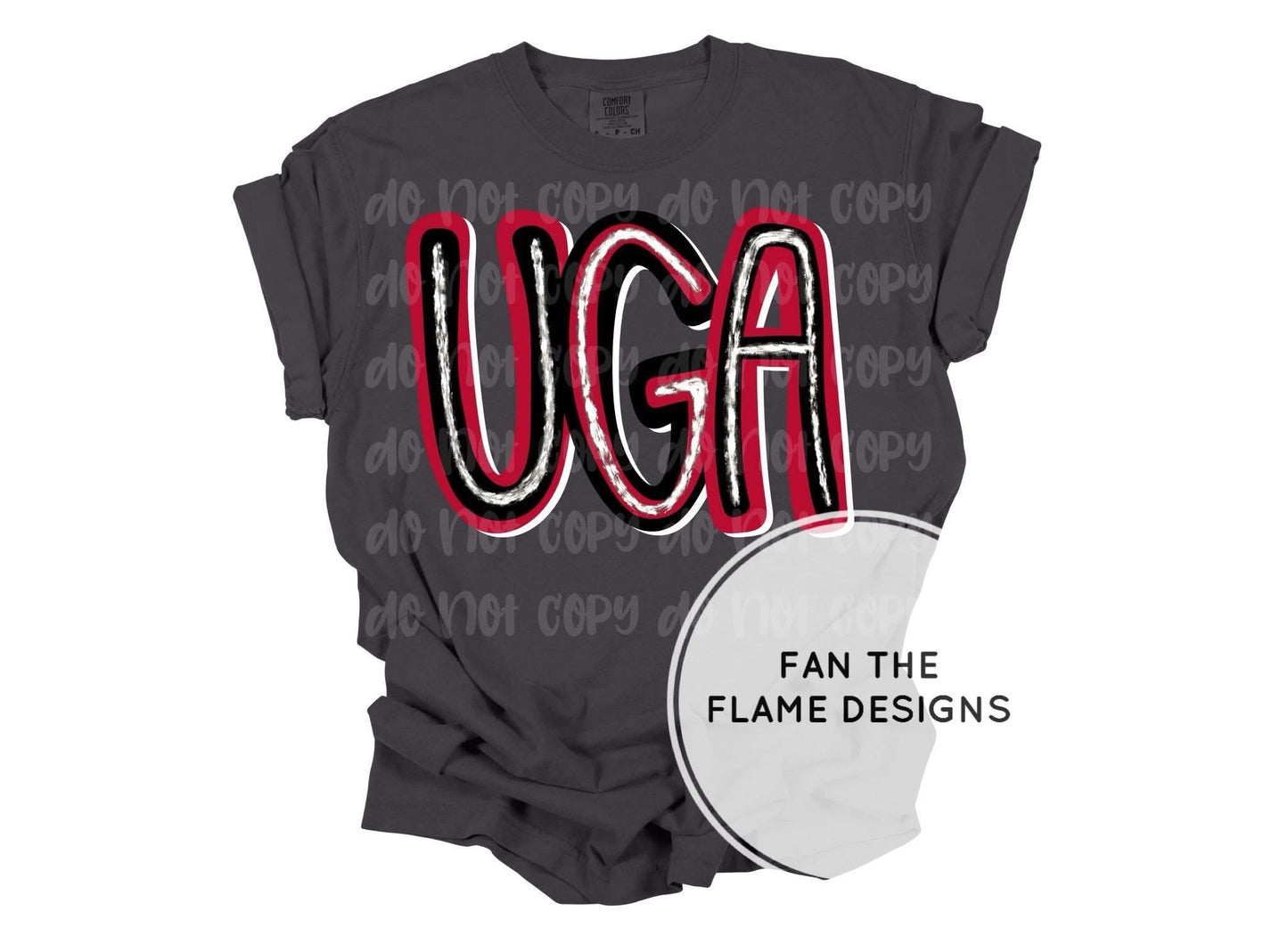 UGA Doodle Short/Long/Sweatshirt