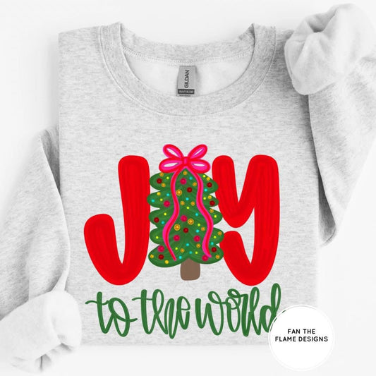 Joy to the World Tree Short/Long/Sweatshirt