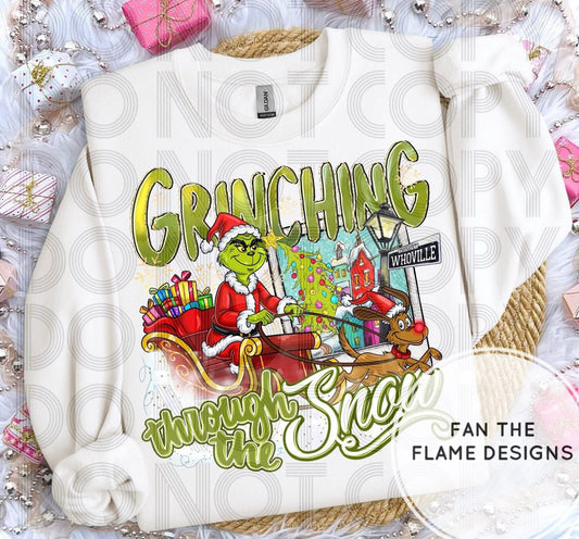 Grinching through the snow Short/Long/Sweatshirt