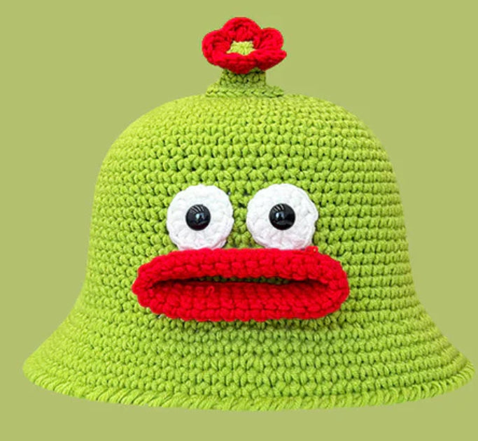 Autumn and Winter Cartoon Knitted Beanie