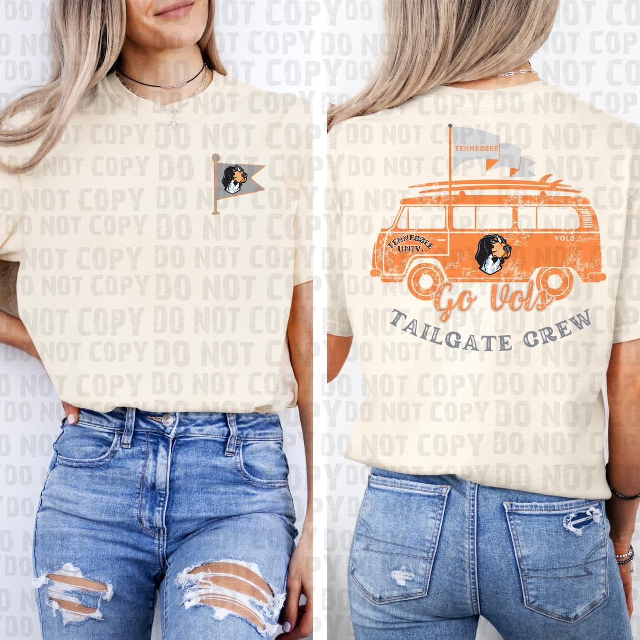 Tailgate crew tee/sweatshirt