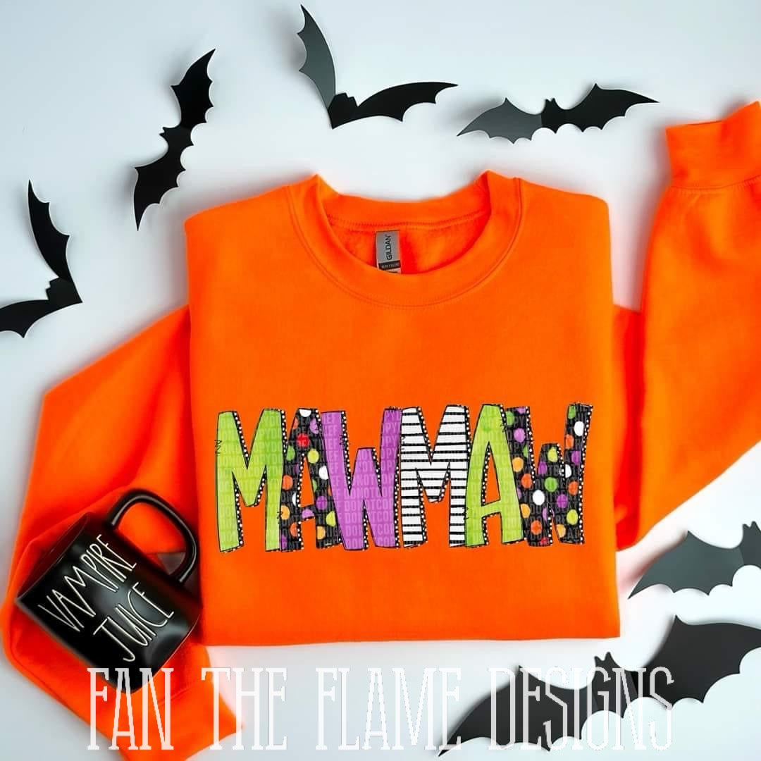 Halloween font tee/sweatshirt