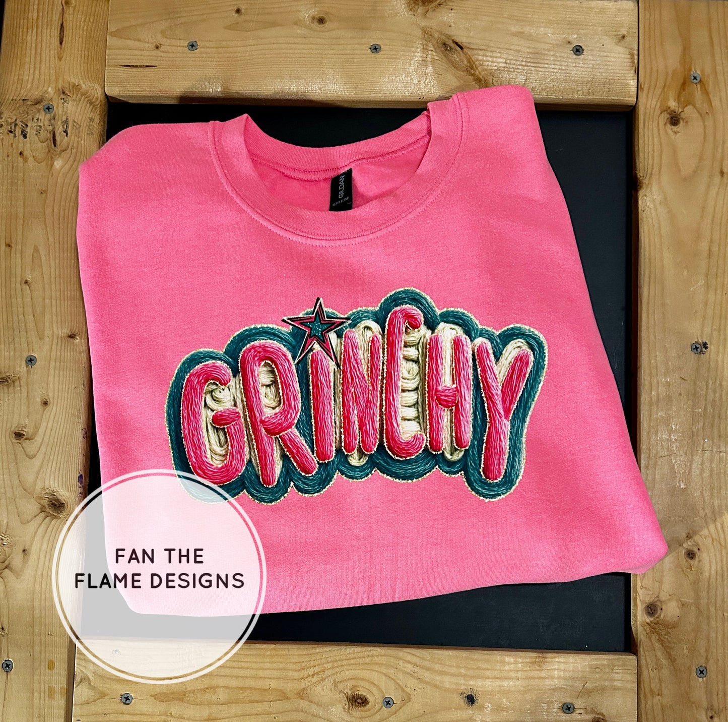 Faux Yarn Grinchy Short/Long/Sweatshirt