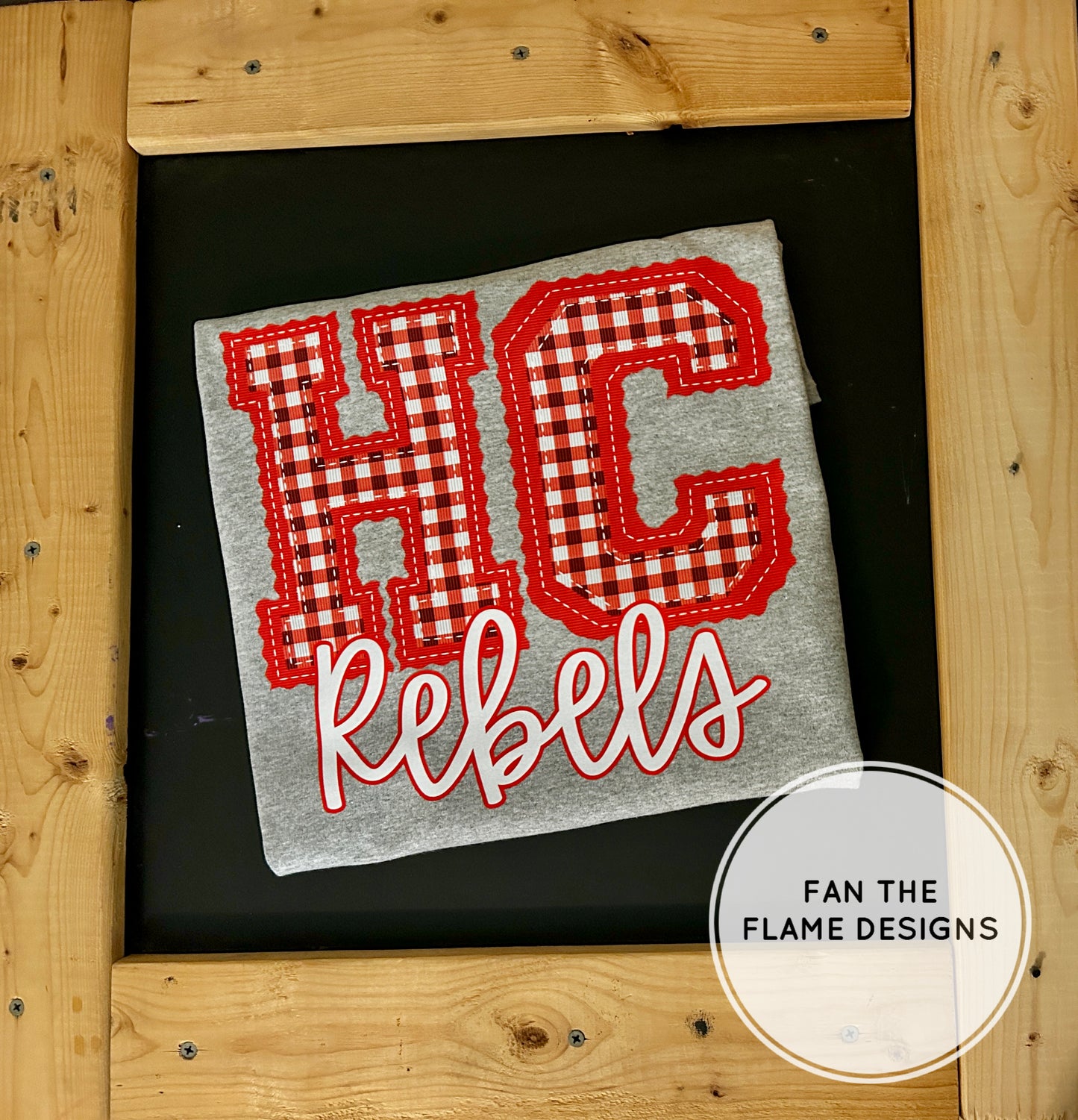 HC Rebels Red Gingham