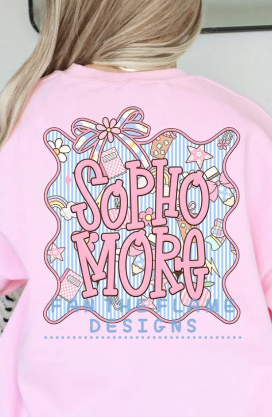 Seersucker frame Grade Levels tee/tank