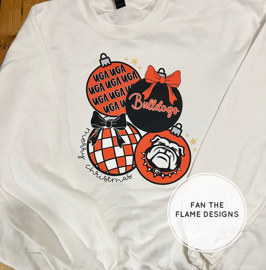 Retro Georgia Christmas Ornaments Tee/Sweatshirt