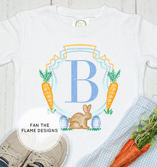 Personalized Easter Arch Initial Short/Long/Sweatshirt