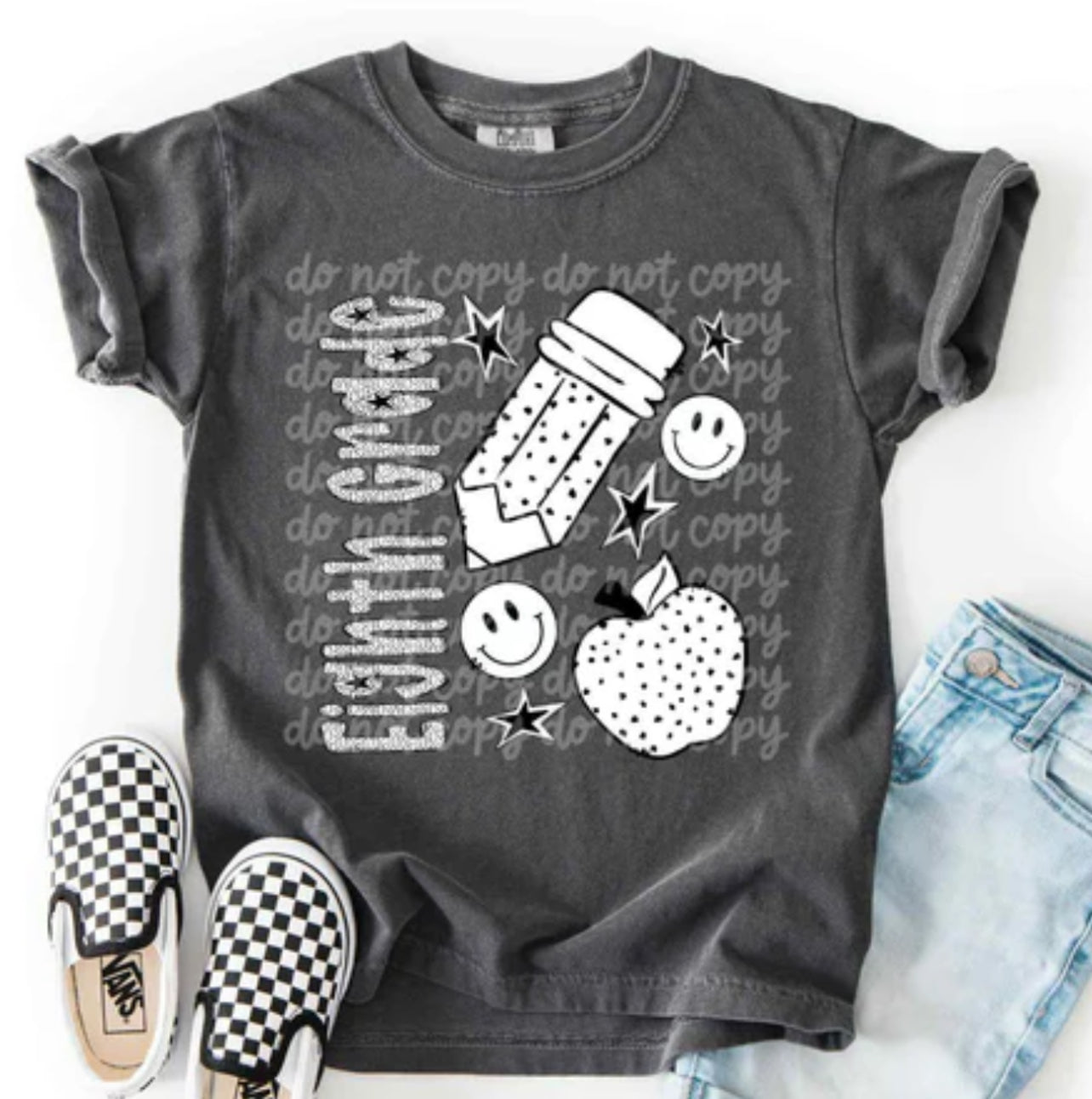 Dotted Grade Levels tee/tank