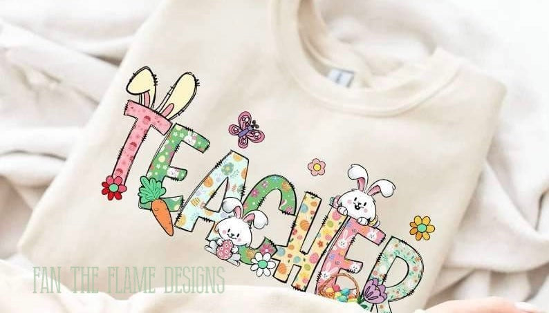 Teacher Easter tee/sweatshirt