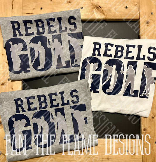 Rebels Golf tee/sweatshirt