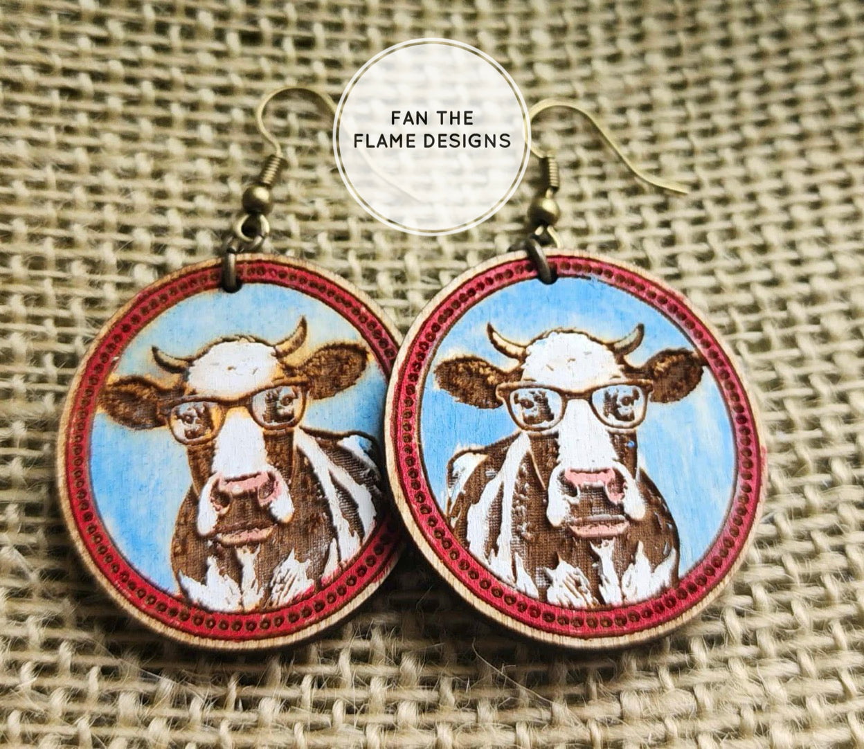 Animals with glasses Earrings