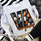 Faux Embroidered Pumpkin Filled State tee/sweatshirt