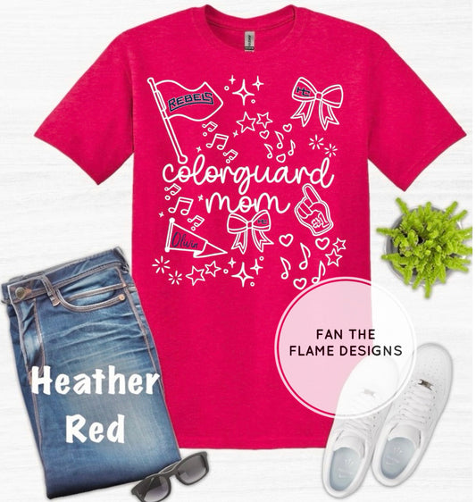 Colorguard Mom with personalization