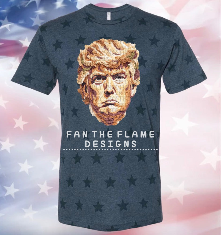Trump Faux Yarn Tee/Sweatshirt