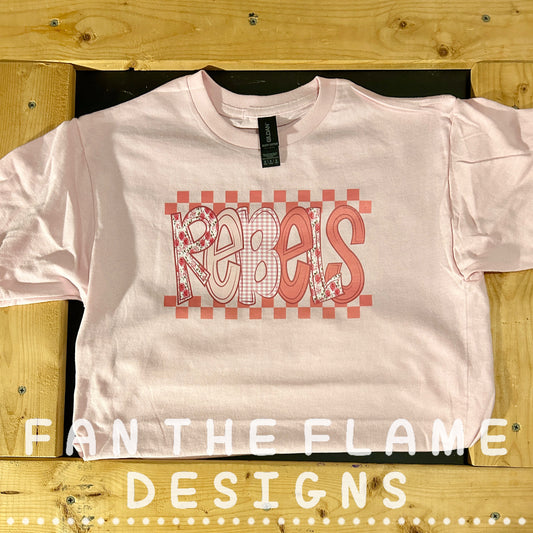 Preppy Pink Rebels Tee/Sweatshirt