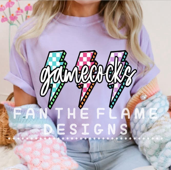 Colorful Bolt Mascot Tee/Sweatshirt