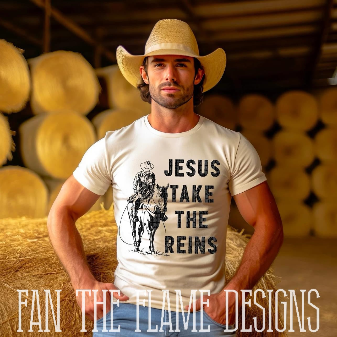 Jesus take the reins tee/sweatshirt