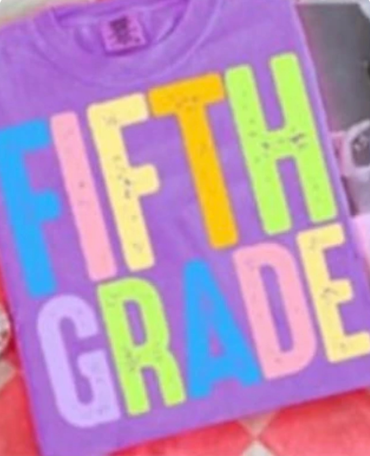 Colorful Grunge Grade Levels Tee/Sweatshirt