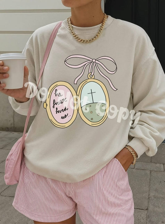 He first loved us Short/Long/Sweatshirt