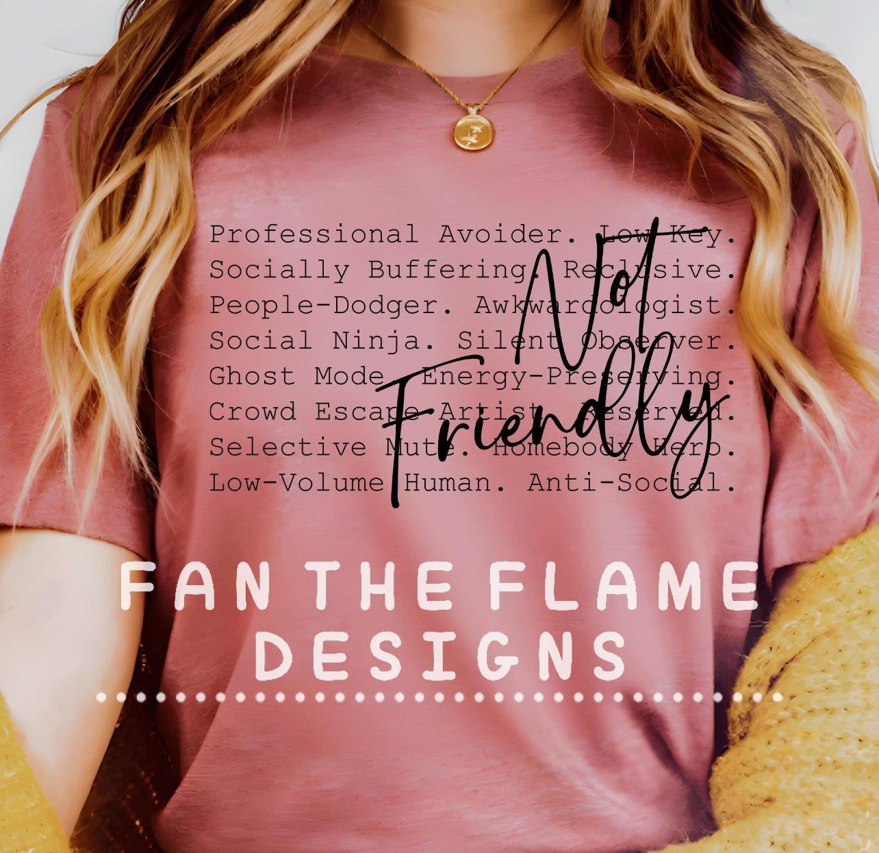 Not Friendly Tee/Sweatshirt