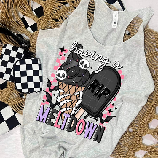 Having a meltdown tee/tank